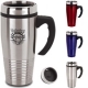  Stainless Ridged Mug 16 oz. 