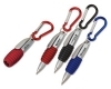  Plastic Twist Pen with Carabiner 