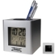  Pen Holder with Calendar & Alarm Clock 