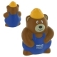  Bear Construction Worker Stress Ball 