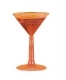  Crystal Clear Plastic Martini Glass 