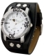  Sporty Leather Strap Watch 