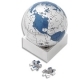  Puzzle Globe Chrome 