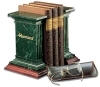  Marble Fluted Bookends 