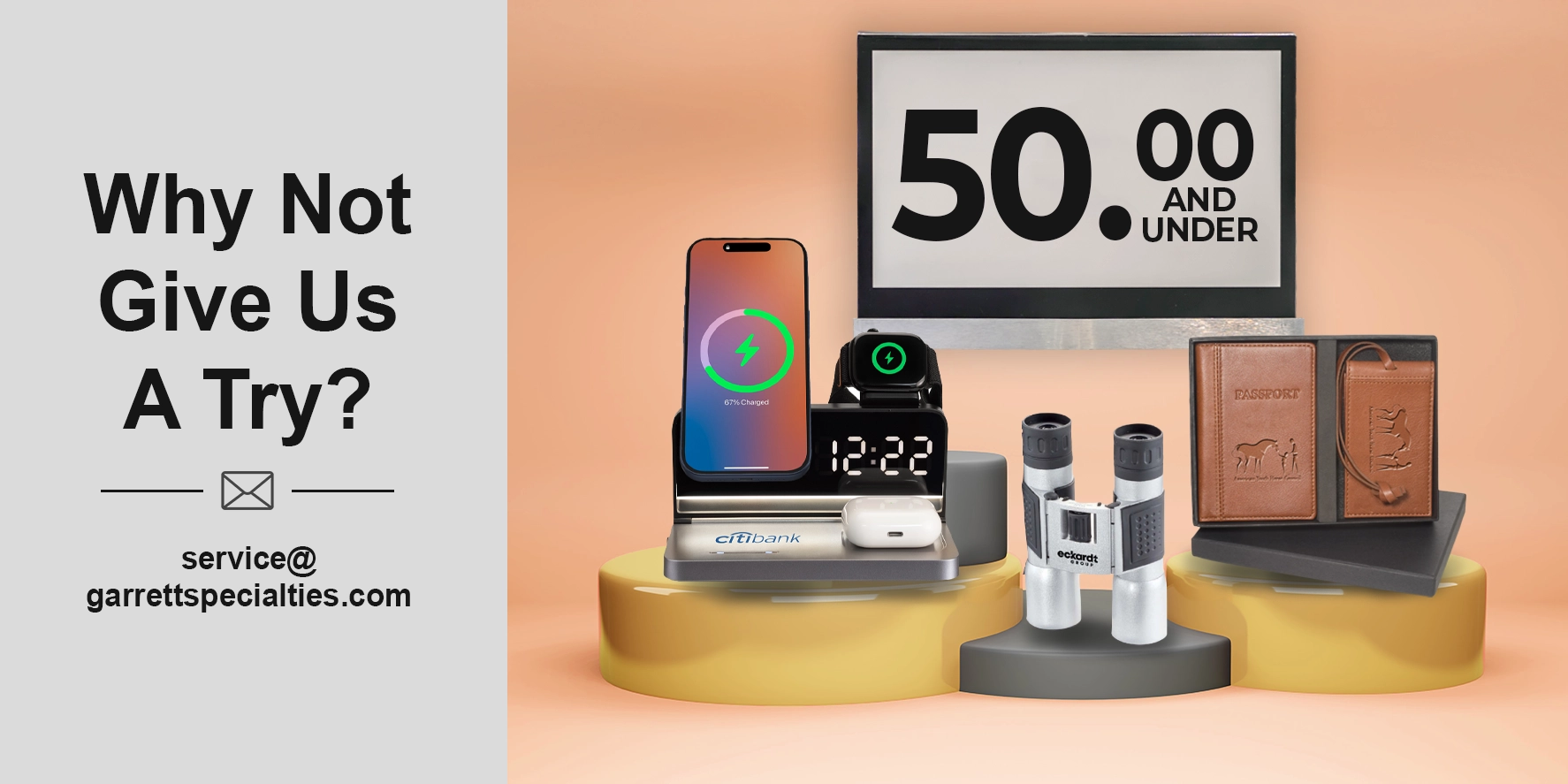 Business Gifts Under $50 | Personalized Corporate & Executive Gifts Business gifts under $50 including personalized gift sets, desk accessories, tech gifts, wellness gifts and corporate gifts for clients, employees and business partners