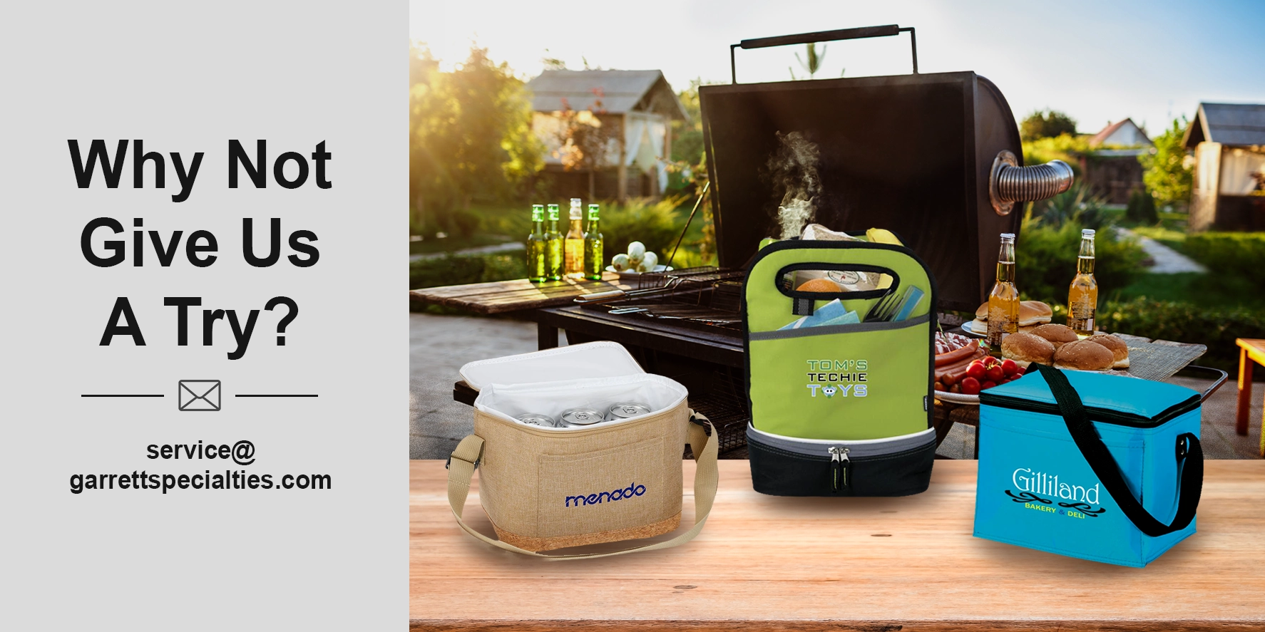 Custom 6 pack coolers and personalized insulated beverage carriers for employee gifts, customer appreciation, schools, company picnics, sporting events and outdoor promotions