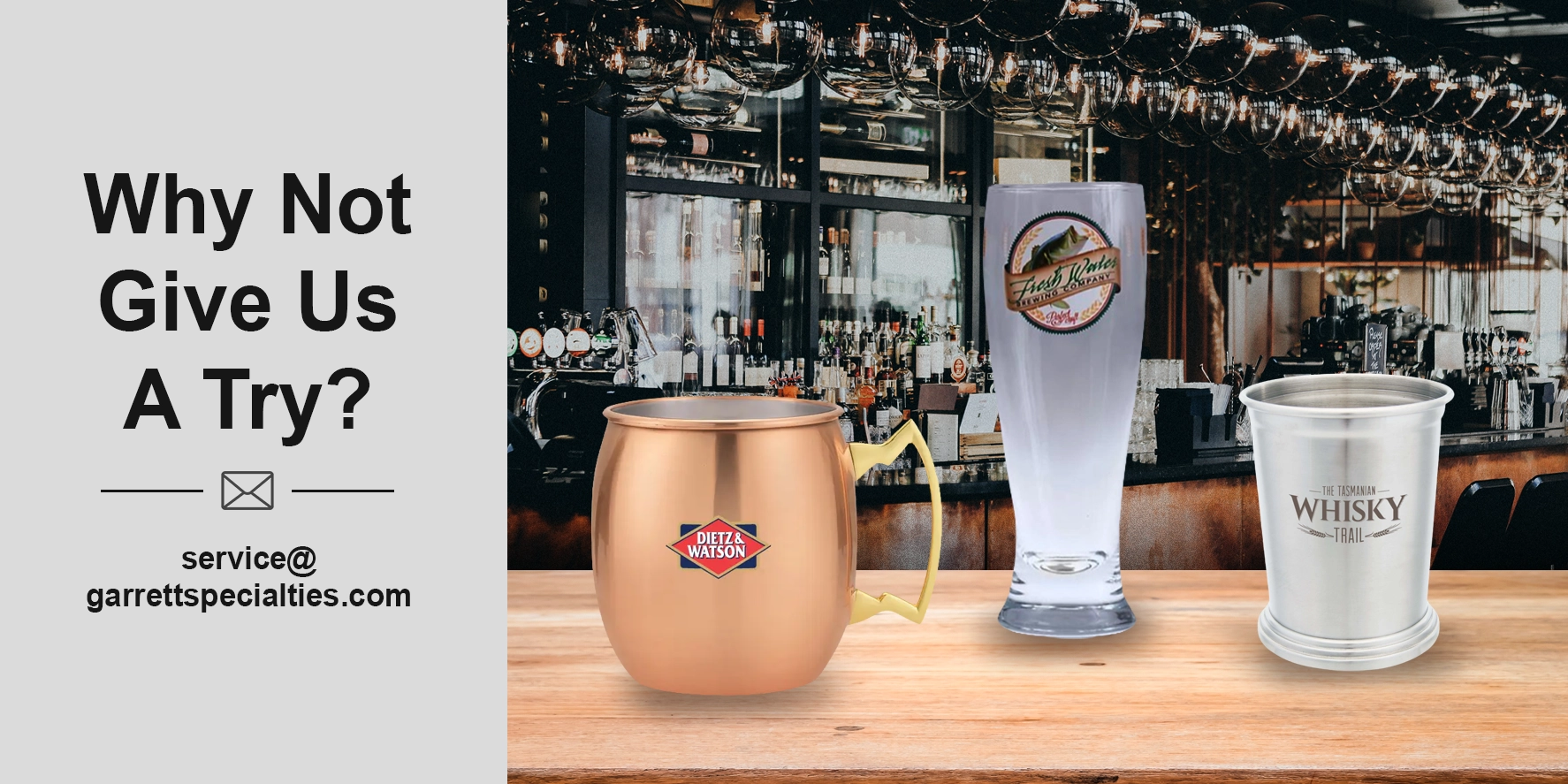 Custom beer mugs, personalized beer steins and tankards for restaurants, bars, breweries, Oktoberfest events, weddings, festivals and promotional programs