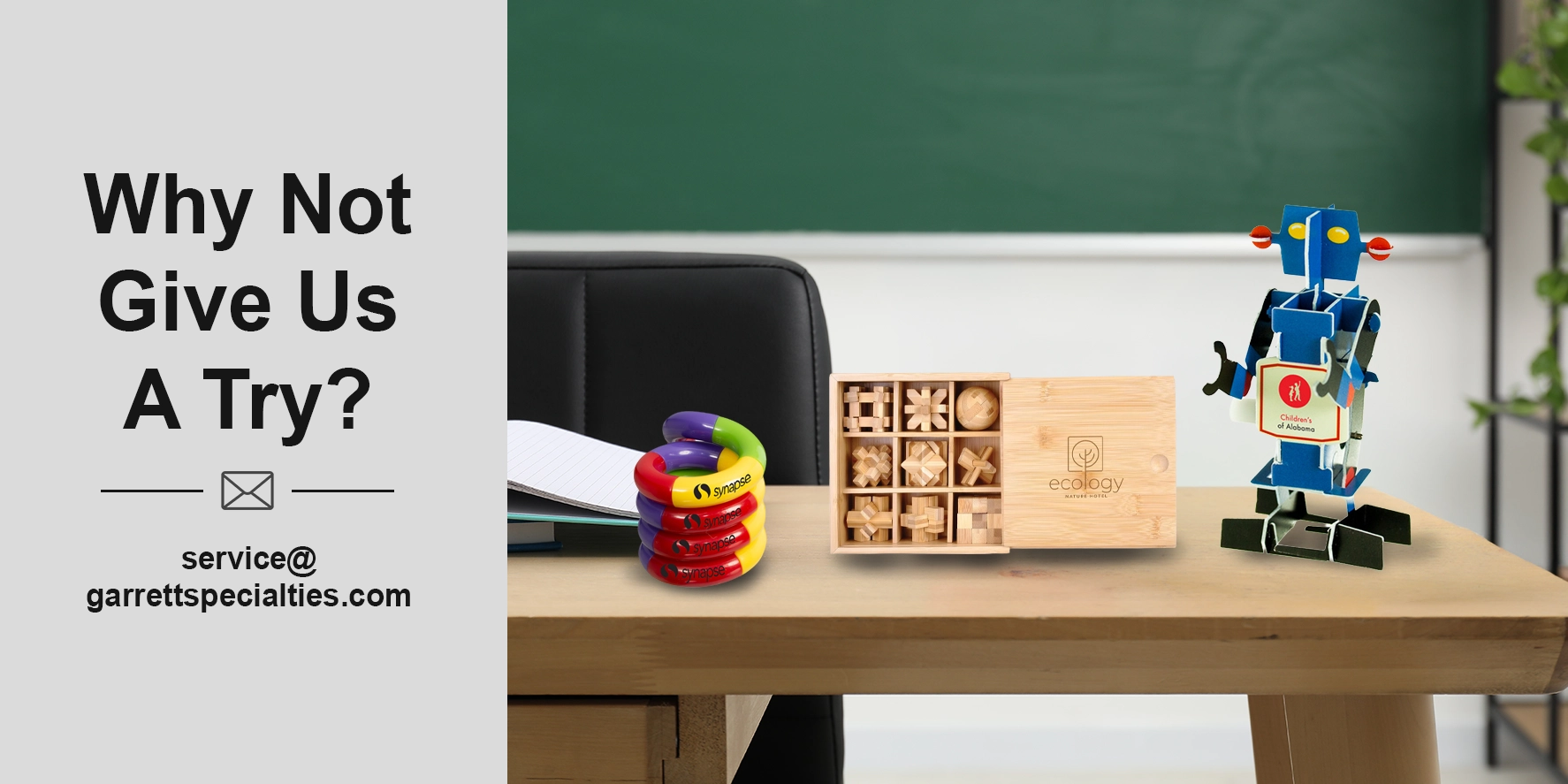 Custom Brain Teasers | Promotional Puzzles & Mind Games Custom brain teasers, promotional puzzles and personalized mind games for executive gifts, trade shows, schools, educational events and corporate promotions