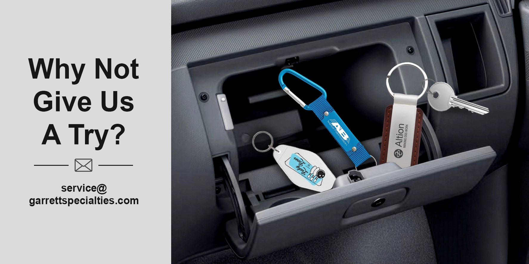 Custom car key tags and promotional automotive keychains