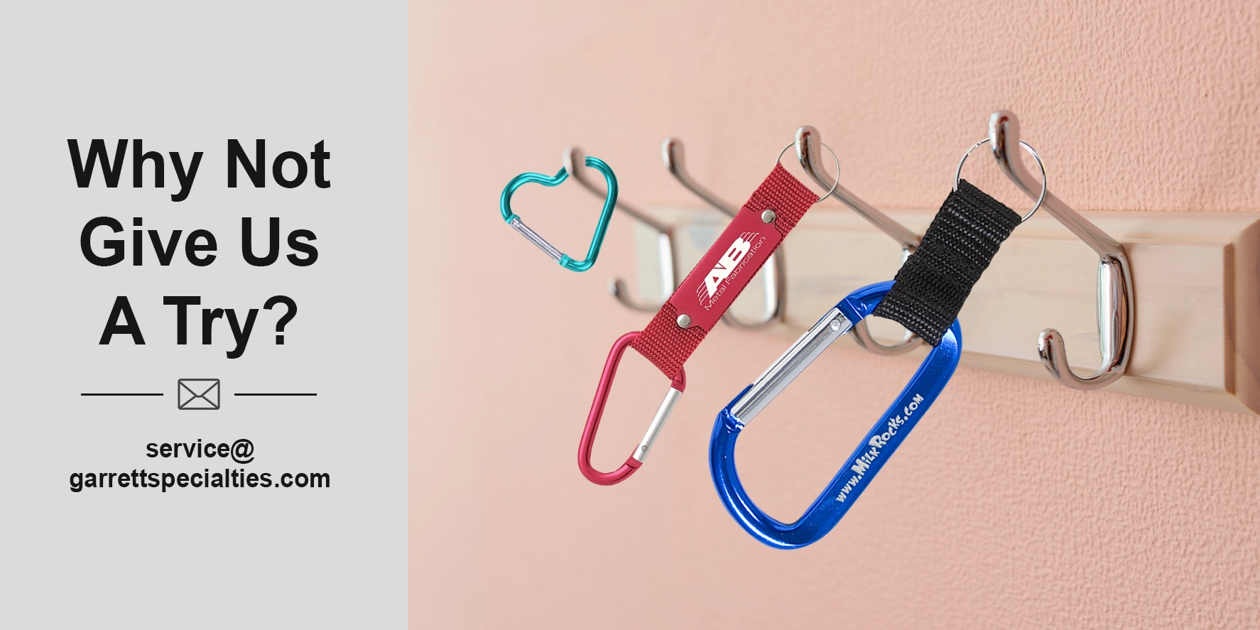 Custom Carabiner Keychains Keep your keys organized, accessible, and secure on a belt loop, bag, or waistband