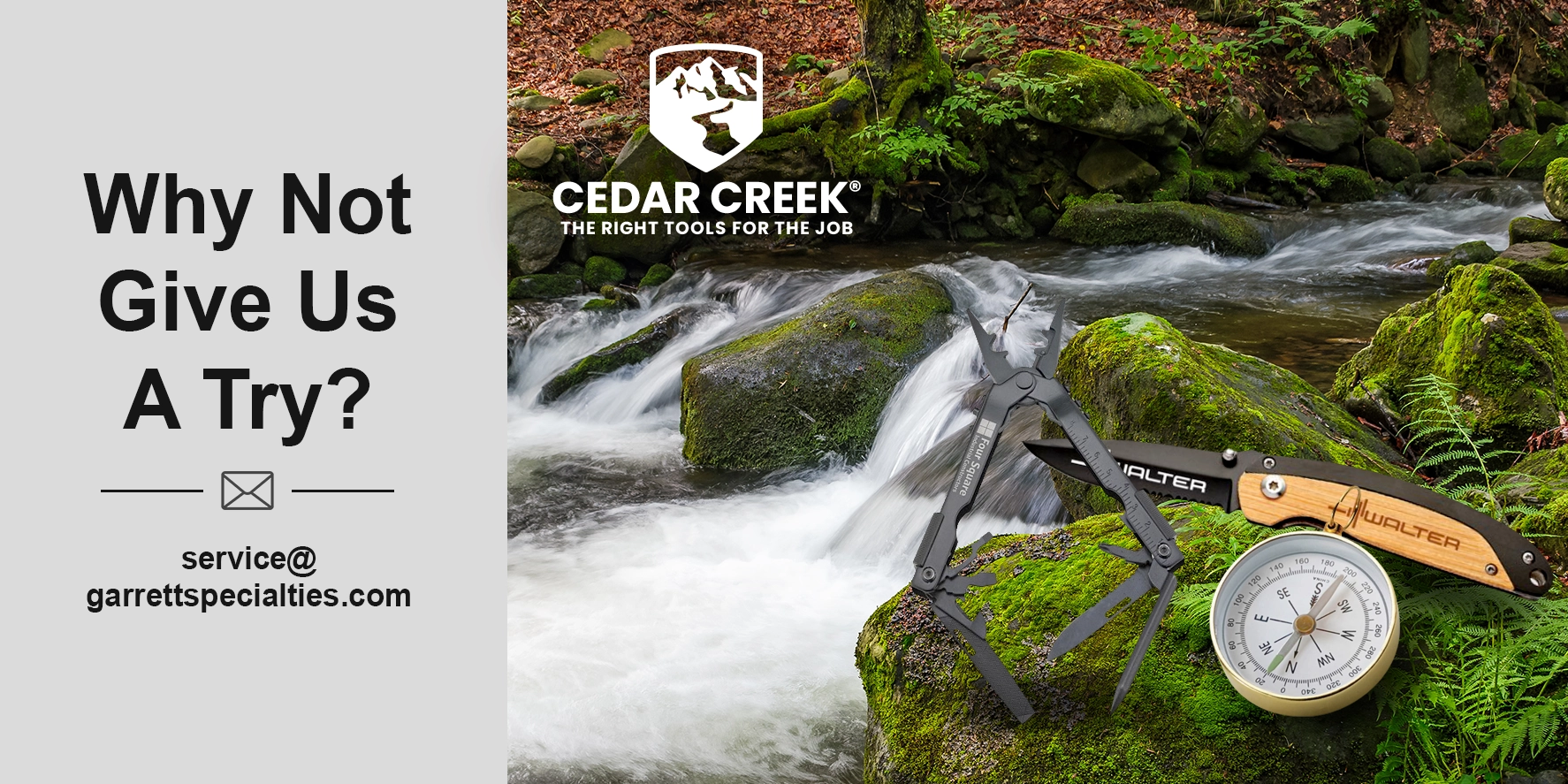 Custom Cedar Creek® Promotional Products | Personalized Outdoor & Business Gifts Custom Cedar Creek promotional products personalized with company logos for employee gifts, customer appreciation, outdoor events, corporate outings, recreational programs and business promotions