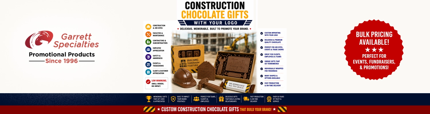 Custom Chocolate Construction Gifts