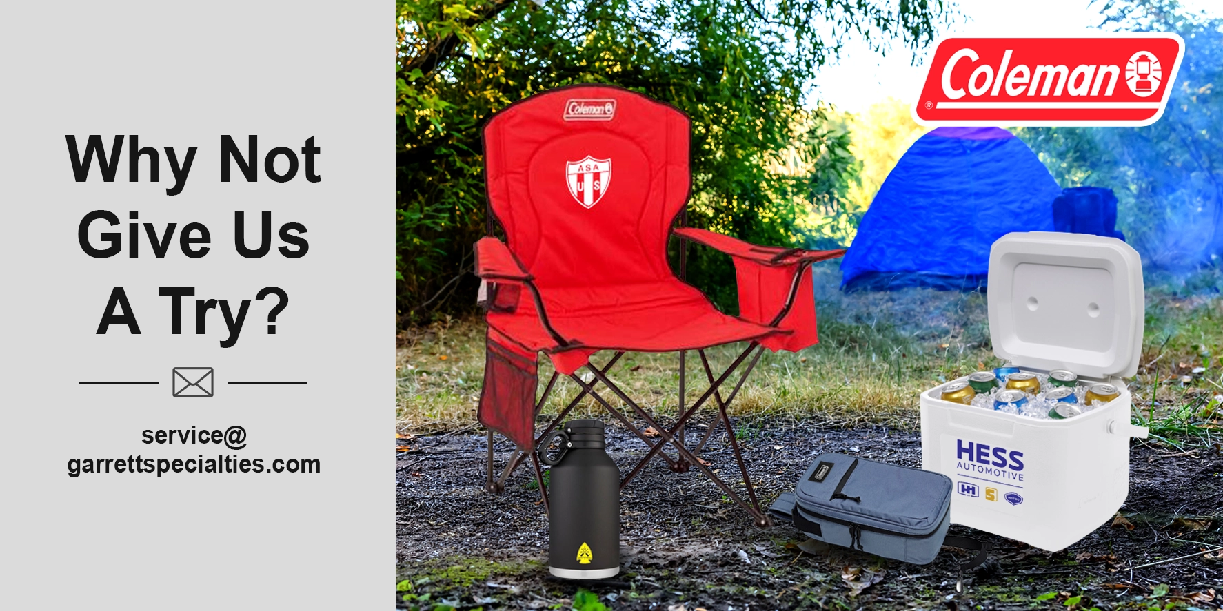 Custom Coleman® Promotional Products | Personalized Coolers & Outdoor Gear Custom Coleman promotional products including personalized coolers and outdoor gear with company logos for employee gifts, customer appreciation, company picnics, corporate outings, tailgating and recreational events