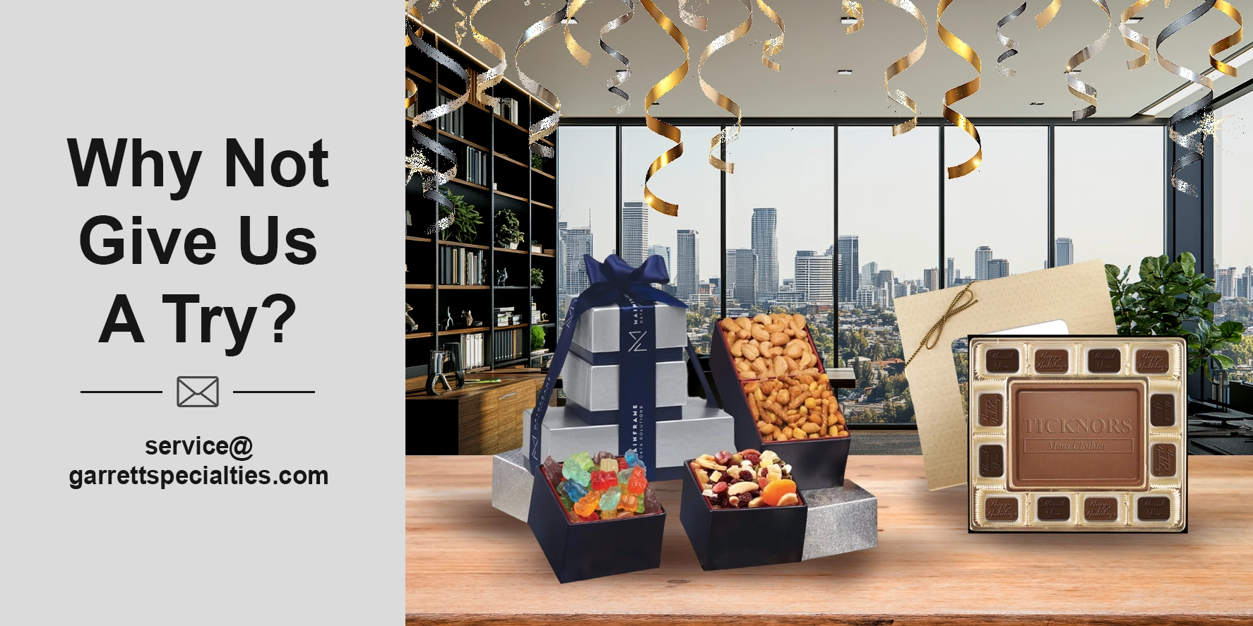 Corporate food gifts for clients, employees and business partners
