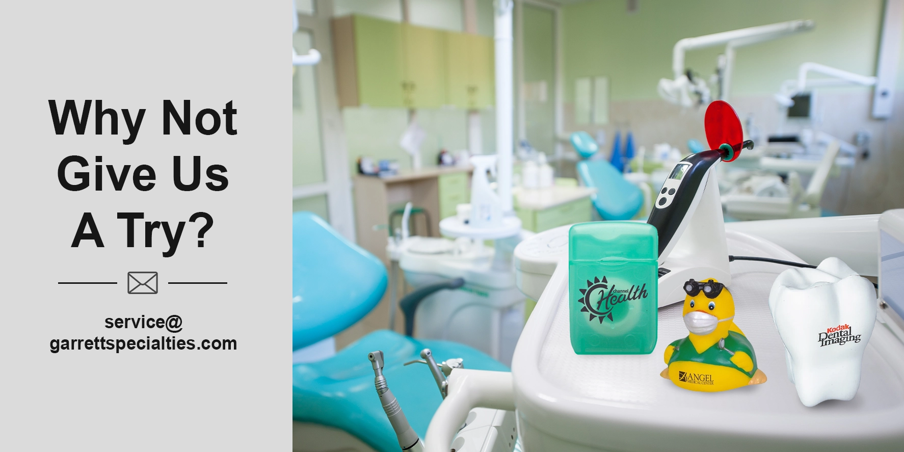 Dental Promotional Items for Dentists Dental promotional items help dental practices build brand awareness, encourage good oral hygiene, and keep contact information accessible for patients