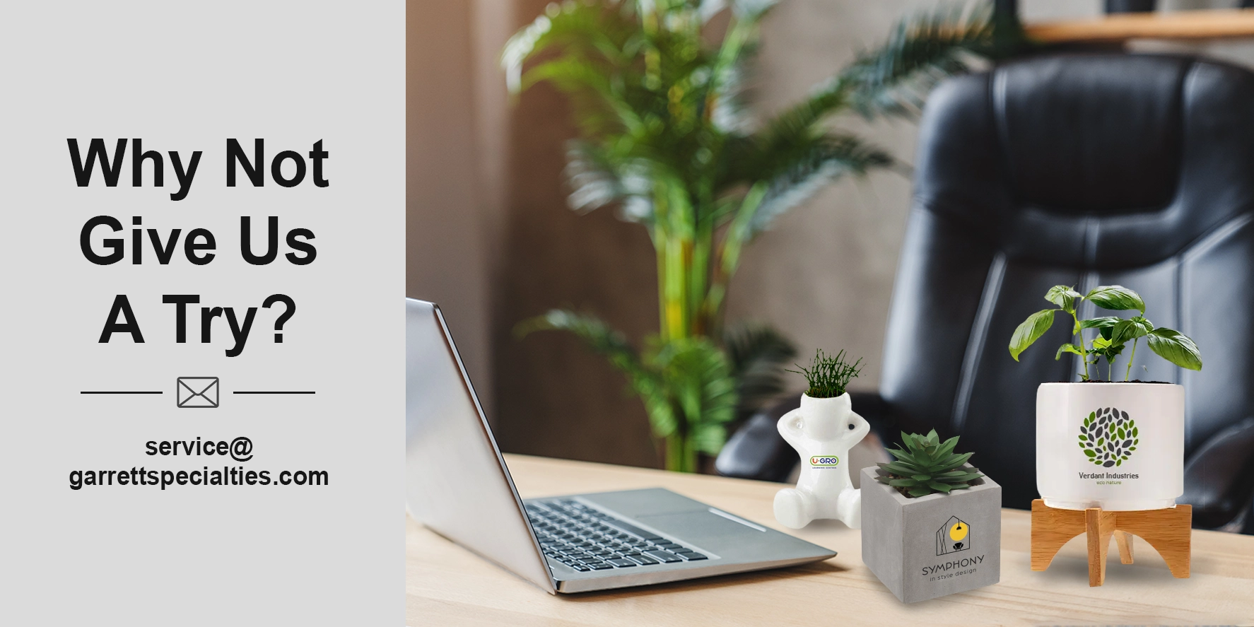 Custom Office Desktop Plants Desk plants are unique and beautiful gifts are not only impactful but also perfect for personalizing your workspace