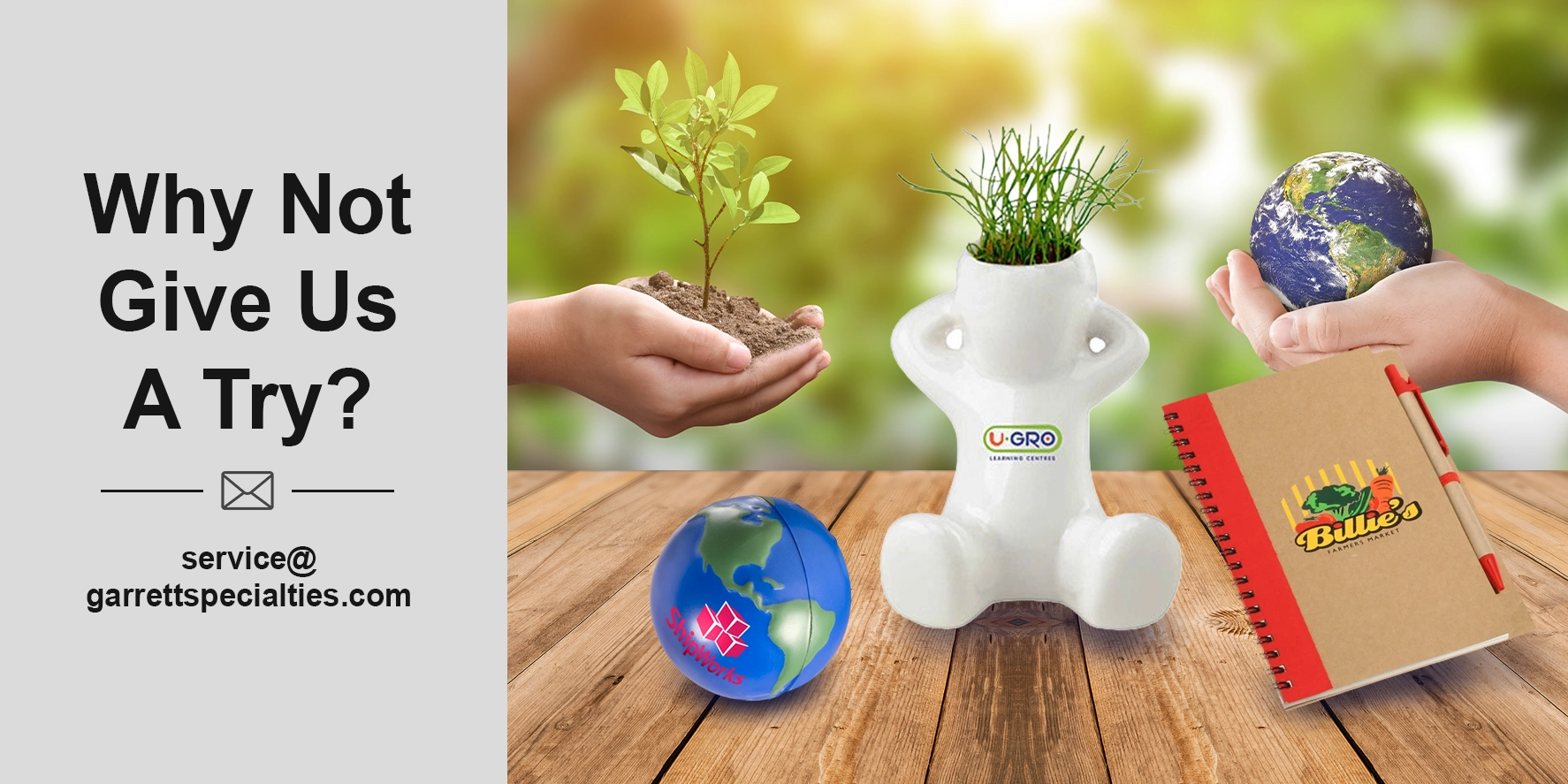 Popular Eco-Friendly Giveaway Ideas Budget-friendly plantable seed items and recycled stationery to reusable rPET bags and bamboo drinkware perfect for earth day gifts