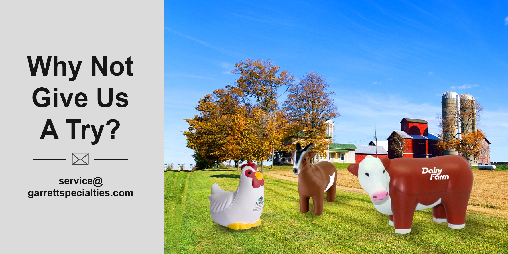Farm Animal Shaped Stress Balls Farm animal stress balls are squishy, foam or gel-filled sensory toys shaped like barnyard animals such as cows, pigs, chickens, horses, and sheep. They are commonly used as office desk toys, party favors, or patient giveaways