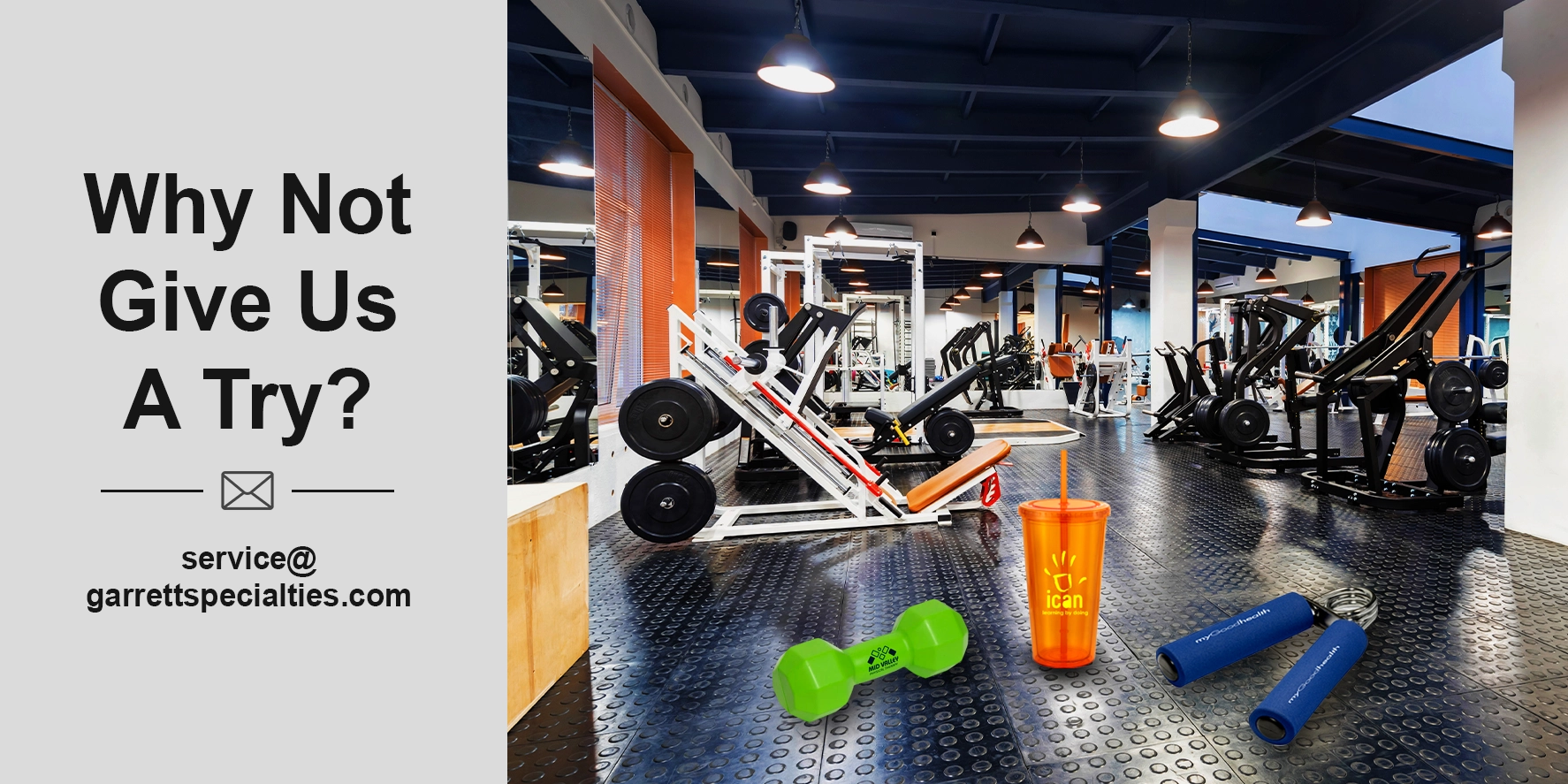 Hand out Promotional Fitness Products within your company or for your fitness business? Explore our our collection of fitness promotional merchandise.