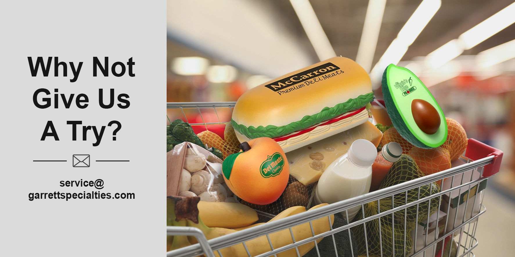 Food-shaped stress balls and squishy toys are widely available in fast-food, fruit, vegetable, and dessert designs across popular retail and promotional platforms