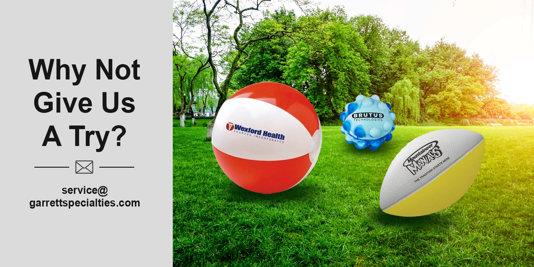 Promotional bouncy balls, beach balls, pickleballs and play balls