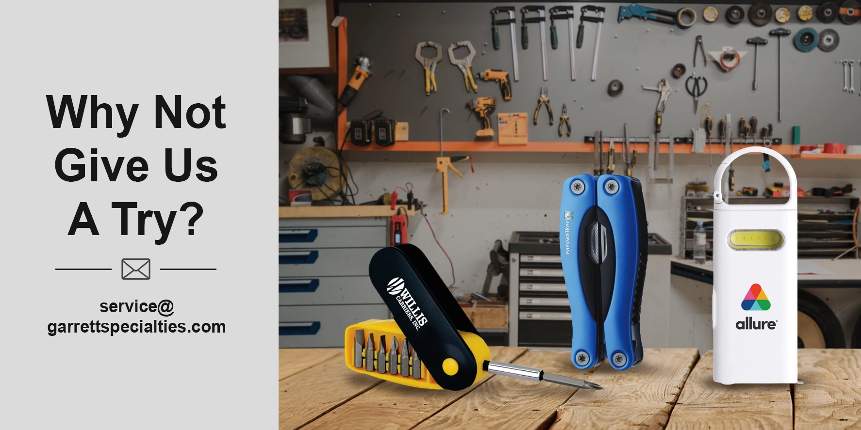 Custom handyman tools and promotional tools