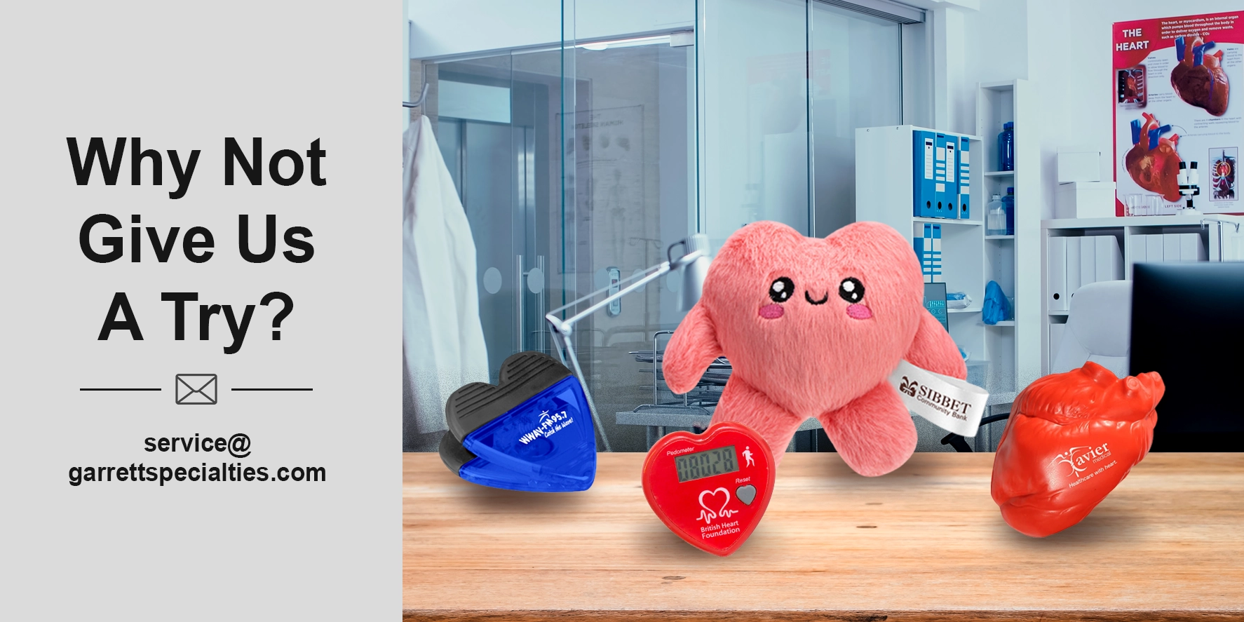 Custom heart awareness items for education and fundraising