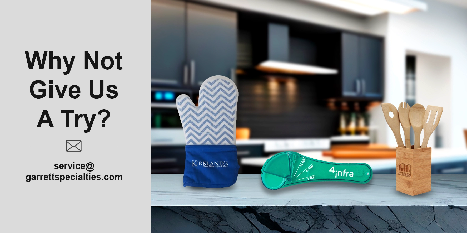 Custom kitchen accessories and promotional kitchen gifts provide practical, everyday utility while keeping your brand or personal message visible in the home