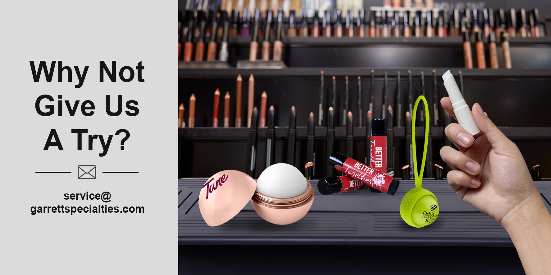 Custom Lip Balm with Logo Custom-branded promotional lip balms, lip moisturizers in bulk to moisturize your lips that will fit in your pocket, purse, or bag