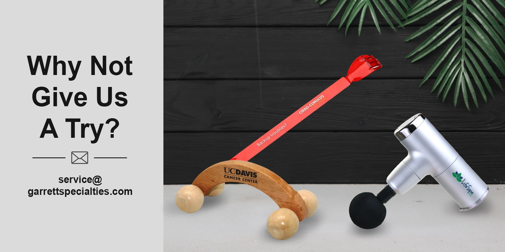Custom massagers and promotional massage tools