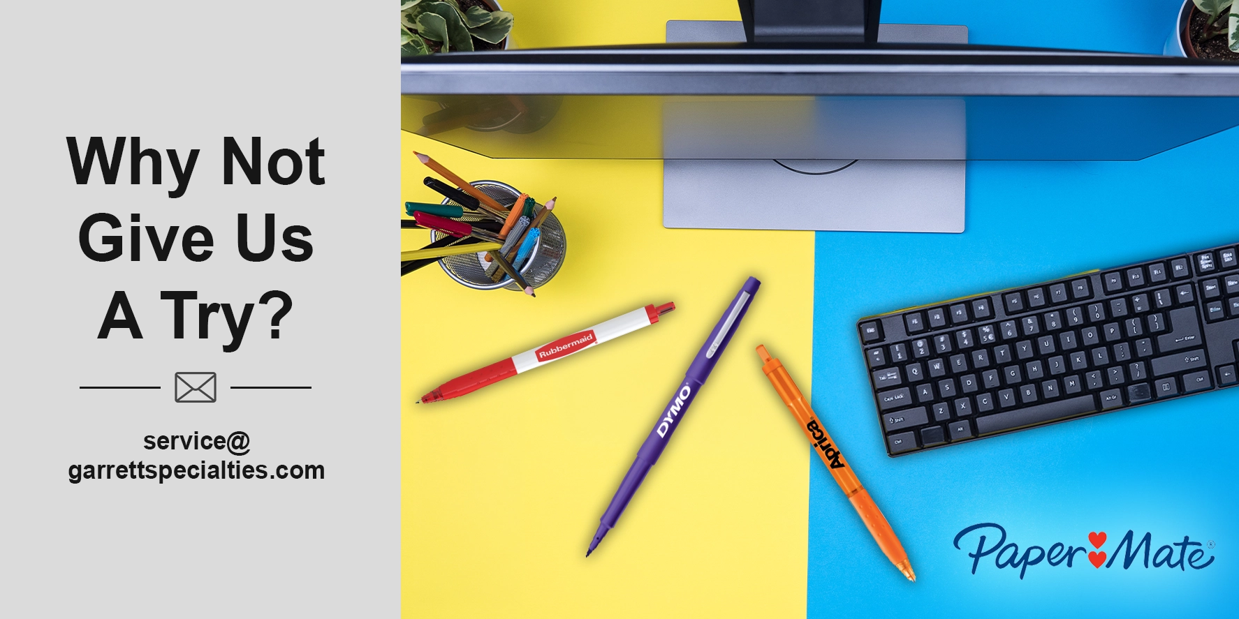 Custom Paper Mate® Writing Instruments | Personalized Pens & Promotional Products Custom Paper Mate writing instruments including personalized pens with company, school and organization logos for employee programs, trade shows, educational events and promotional giveaways