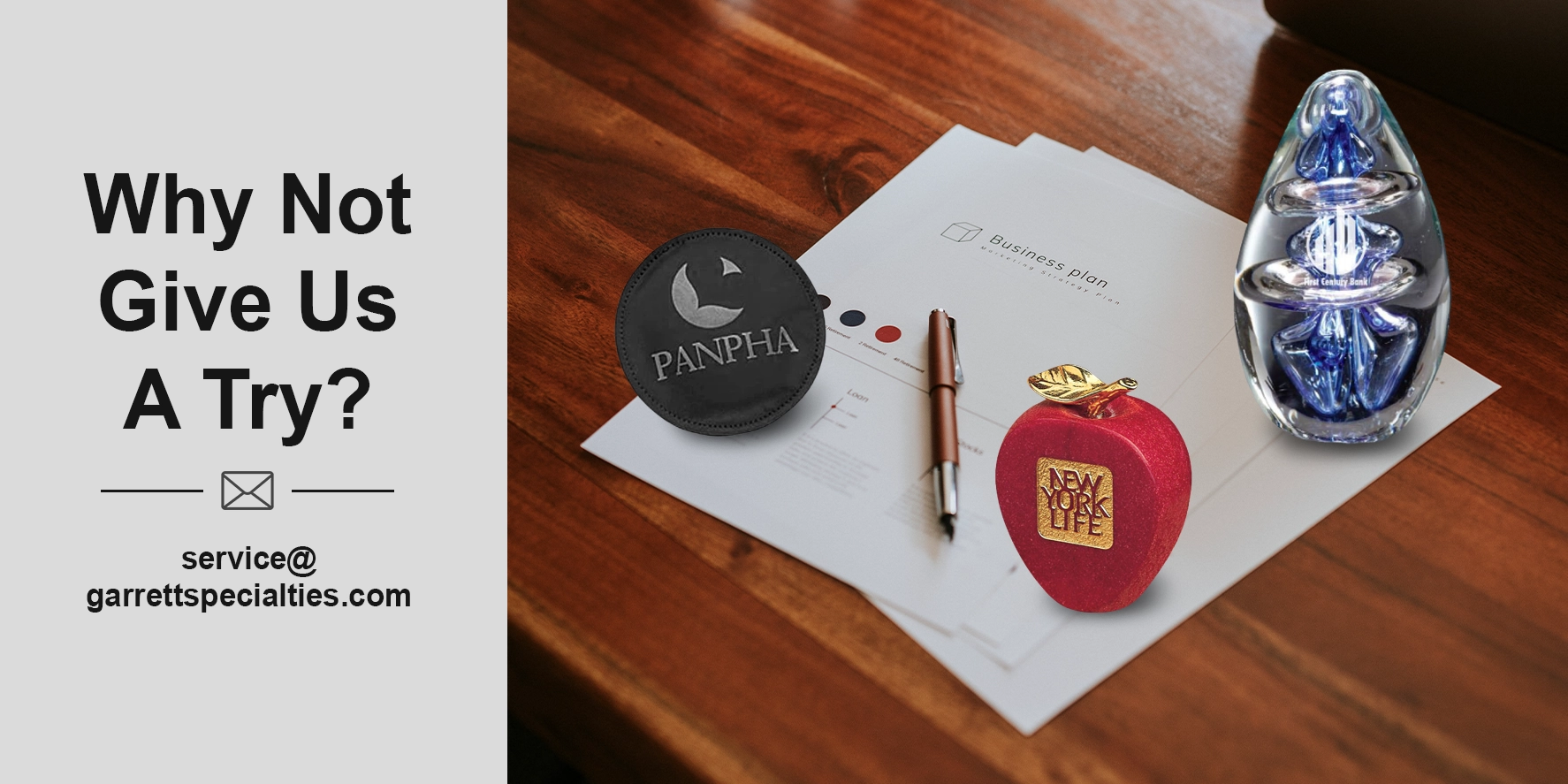 Custom Paperweights with Your Logo Customized paperweights are popular desk accessories and corporate recognition gifts available in a variety of materials, shapes, and price points.