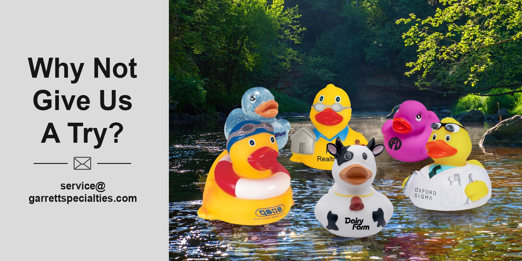 Custom rubber ducks and promotional rubber duck giveaways