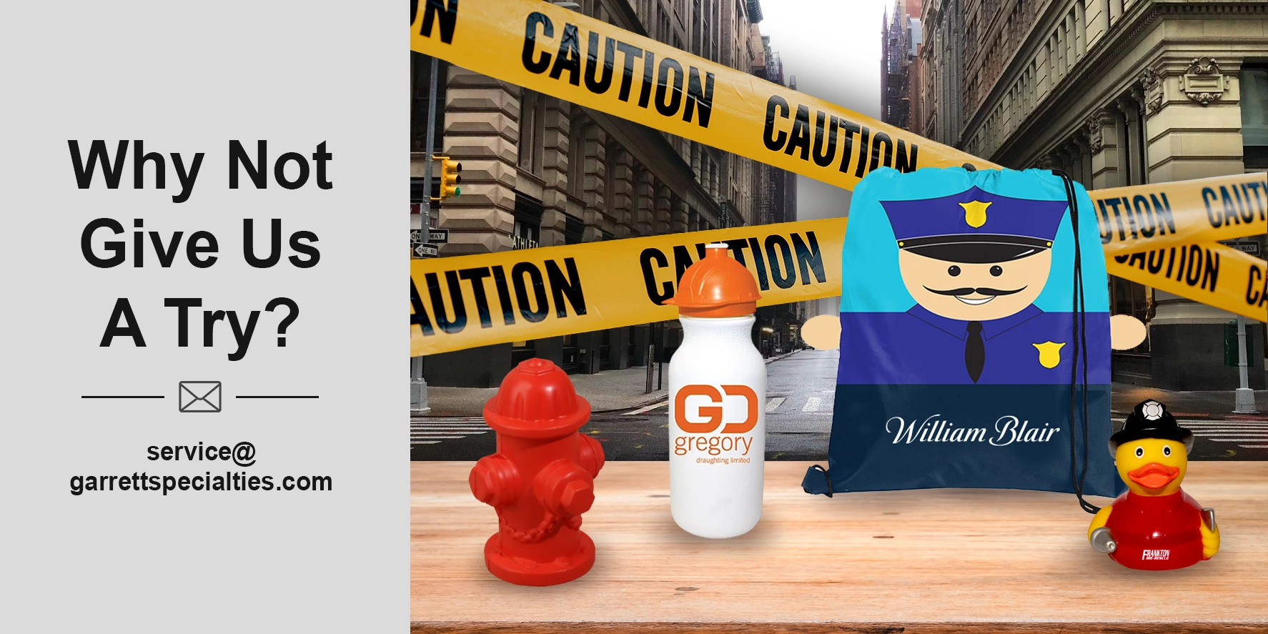 Custom safety awareness products for workplaces, schools and community programs