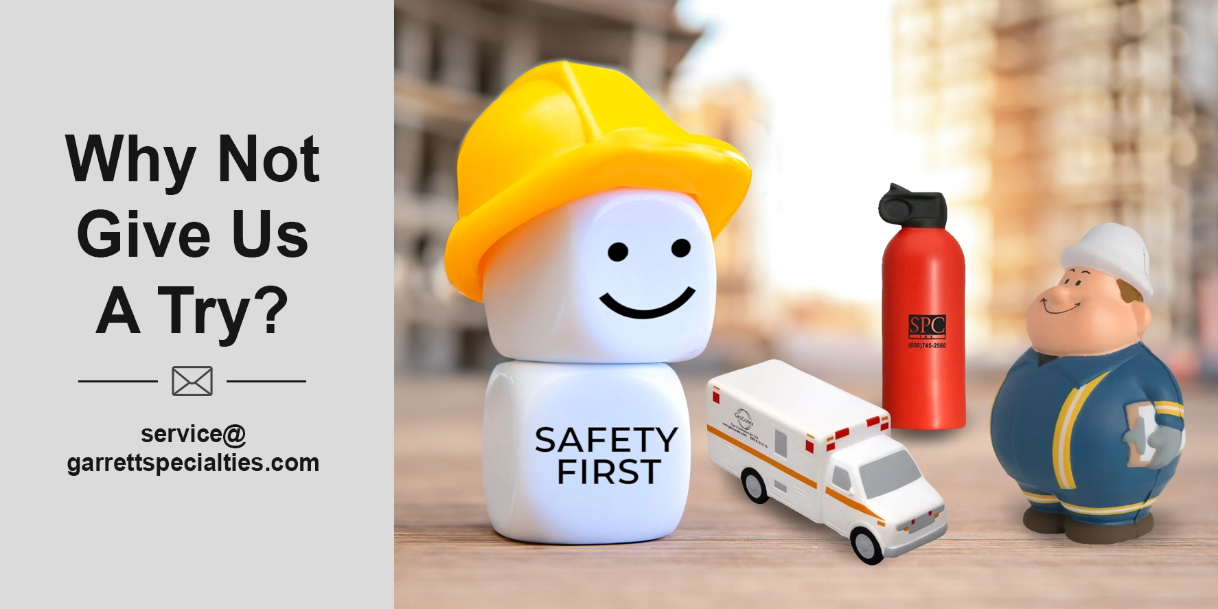 Custom Safety Stress Balls with Logo Custom safety stress balls are a highly effective promotional giveaway for construction firms, industrial operations, and safety awareness campaigns featuring shapes like hard hats, traffic cones, and safety spheres