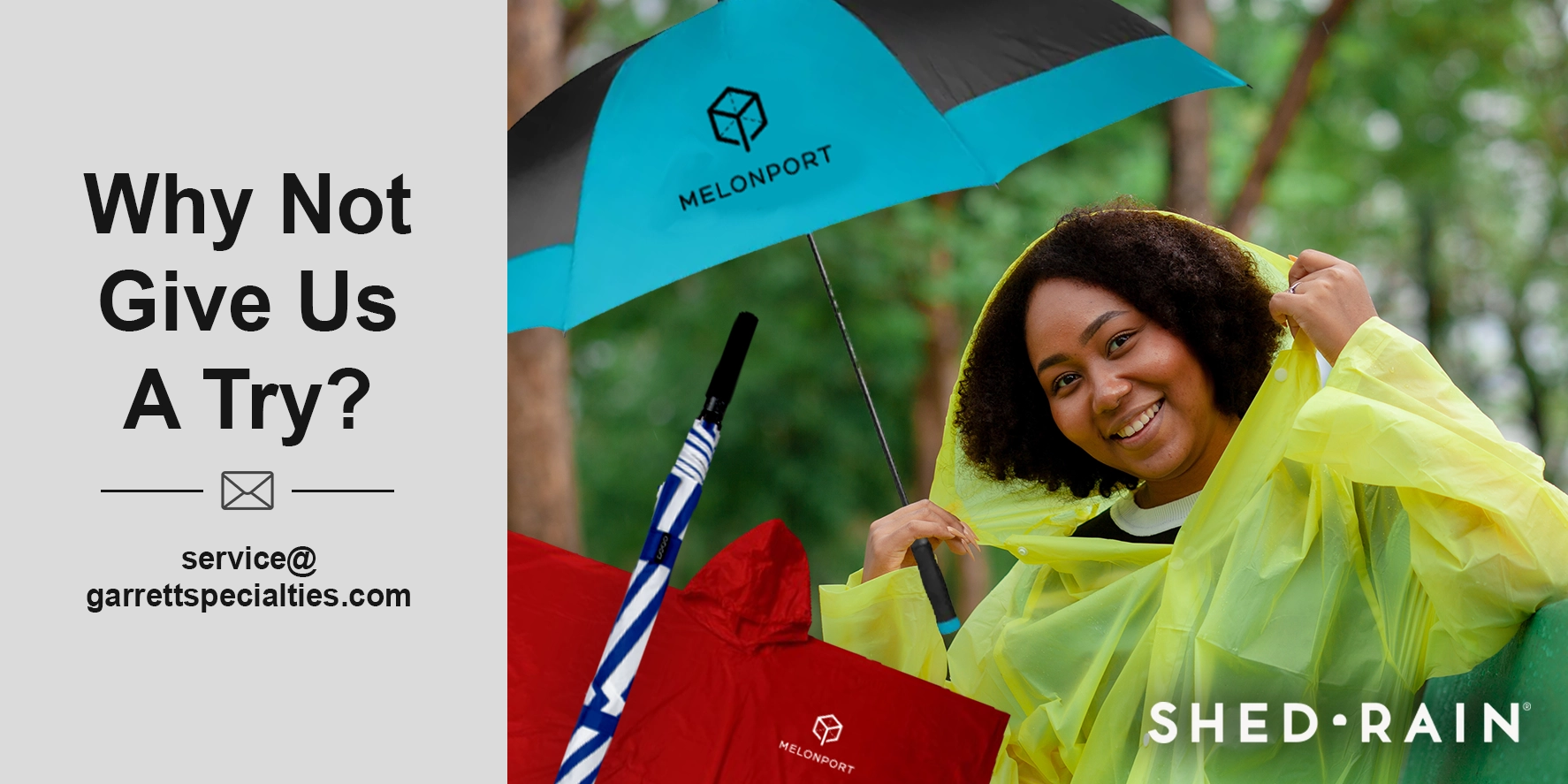 Custom Shed Rain® Umbrellas | Personalized Corporate & Golf Umbrellas Custom Shed Rain umbrellas personalized with company logos for corporate gifts, employee recognition, golf tournaments, hospitality programs, customer appreciation and promotional events