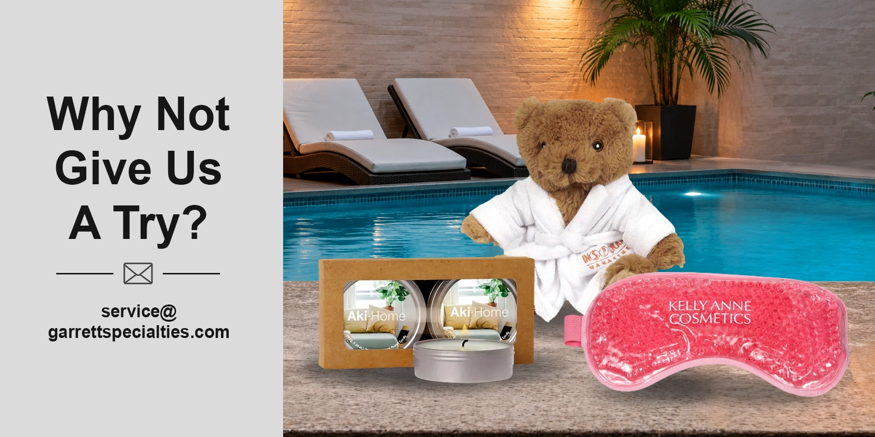 Custom spa goodies and promotional wellness gifts
