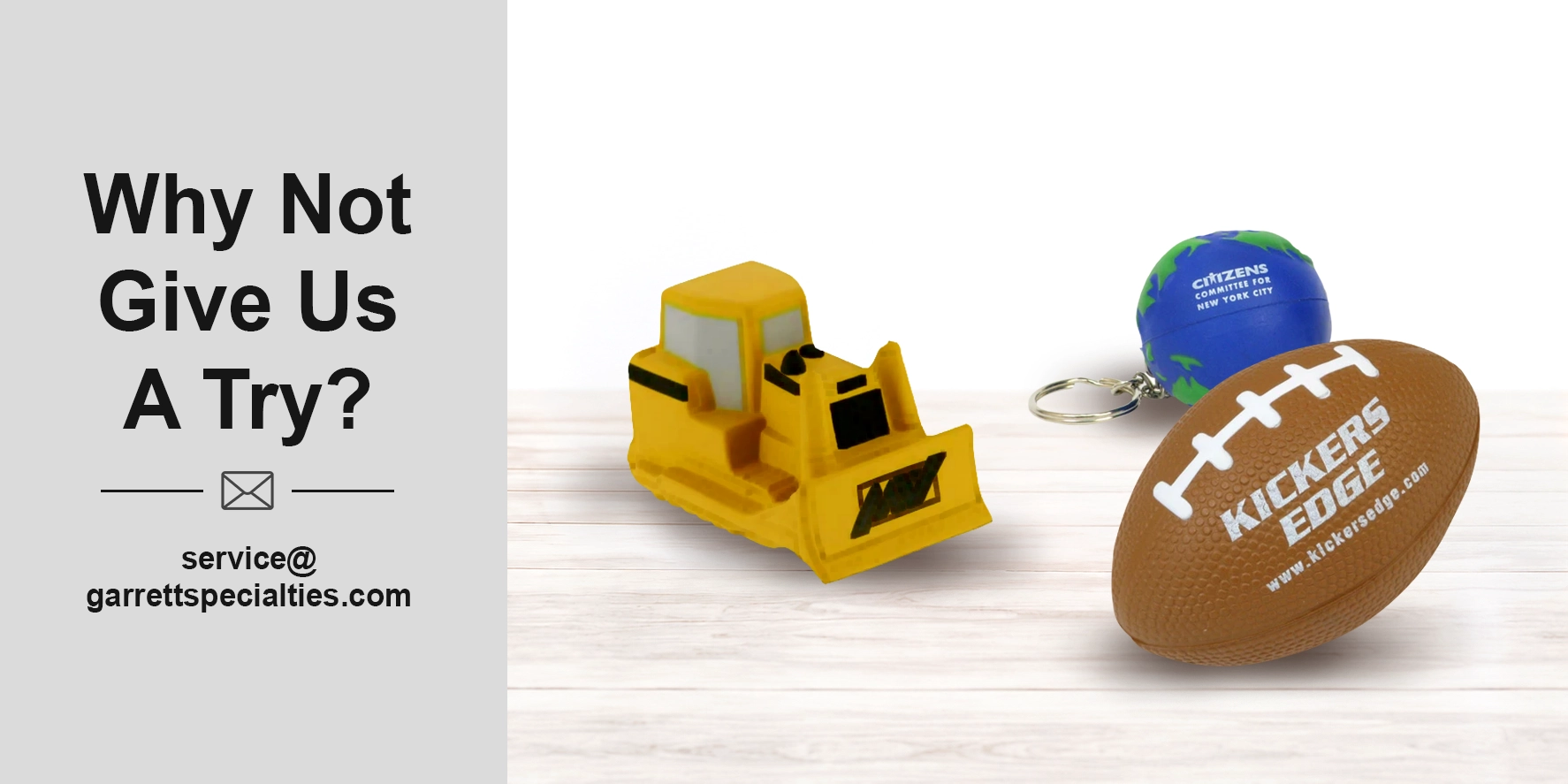 Custom stress balls and promotional stress relievers in fun shapes