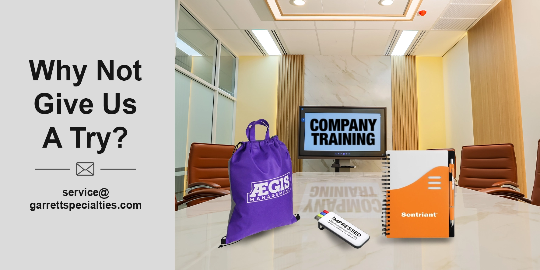 Top Training Event Giveaway Ideas Practical and useful items like custom notebooks and journals are the best giveaways for training events because attendees can use them immediately during the sessions