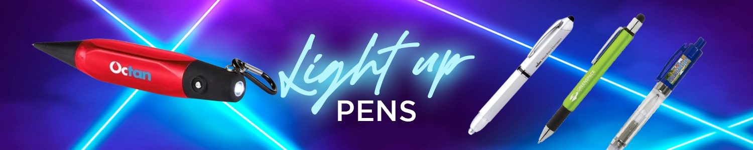 Promotional Light Up Pens-Custom Glow Pens