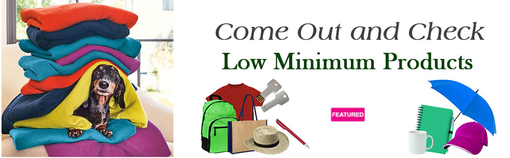 Small Quantity Promotional Products Low Minimum Promotional Items