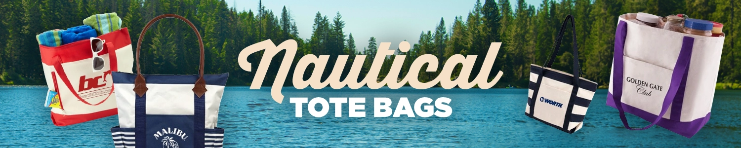 Personalized Nautical Tote Bags