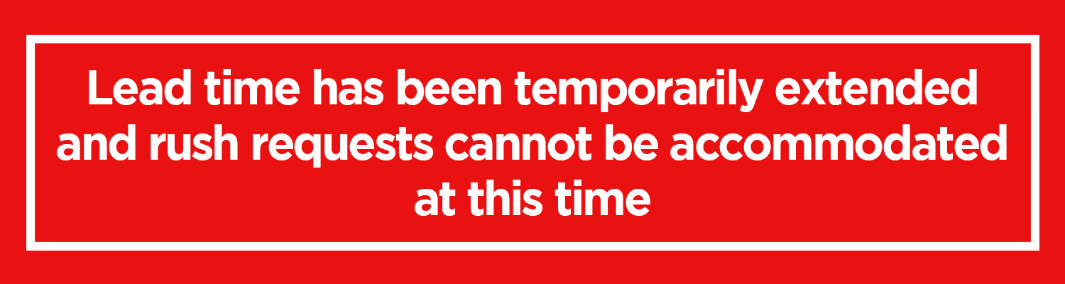 72 Hour Rush Service Items 72 Hour Rush Service Items