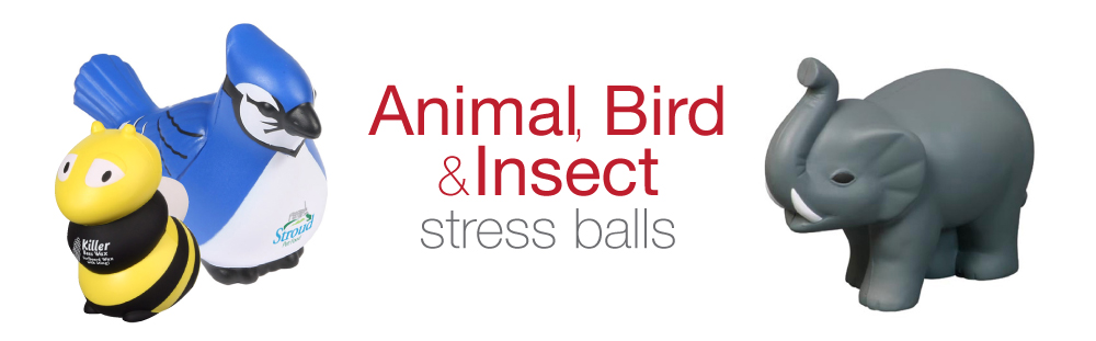 Animal, Birds, & Insect Stress Relievers Custom Animal, Birds & Insect Stress Balls