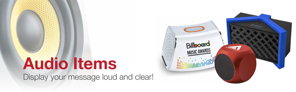 Custom Speakers Promotional Audio Items