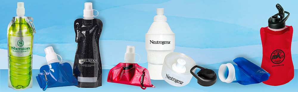 Collapsible Water Bottles Custom Reusable Folding Water Bottle