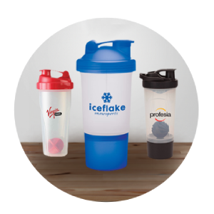 custom shaker bottles with logo for promotional events