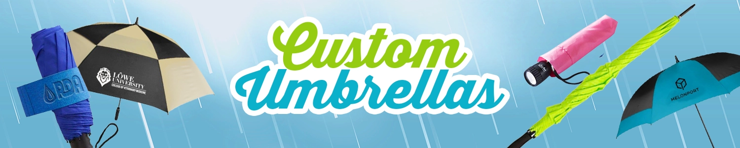 Custom Branded Umbrellas for Corporate Events