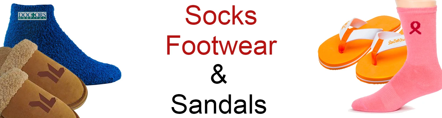 Custom Socks, Footwear and Sandals Custom Socks, Footwear and Sandals