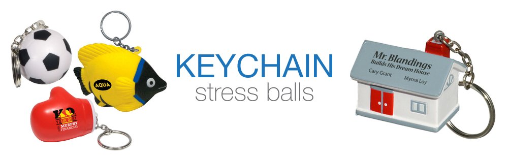 Stress Reliever Keychains Custom Stress Ball Keychains